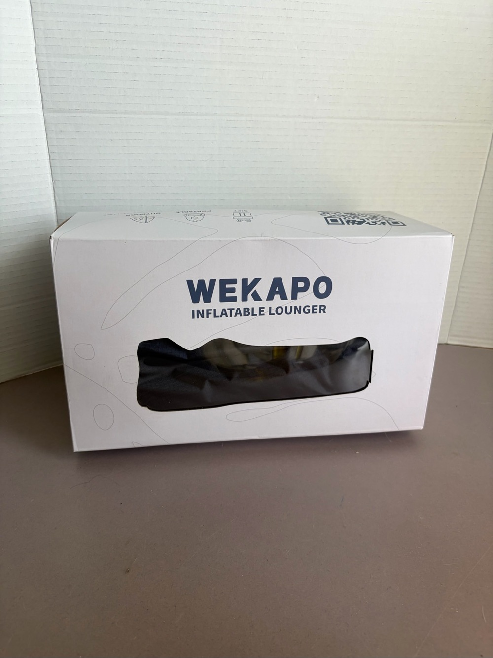 WEKAPO Inflatable Lounger - Black